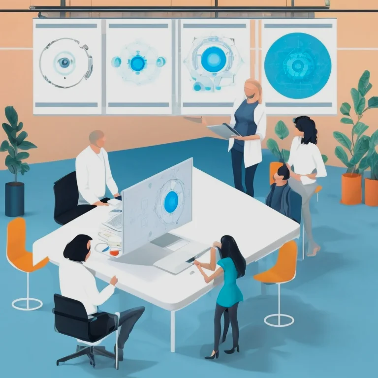 Participants engagés dans un atelier d'IA