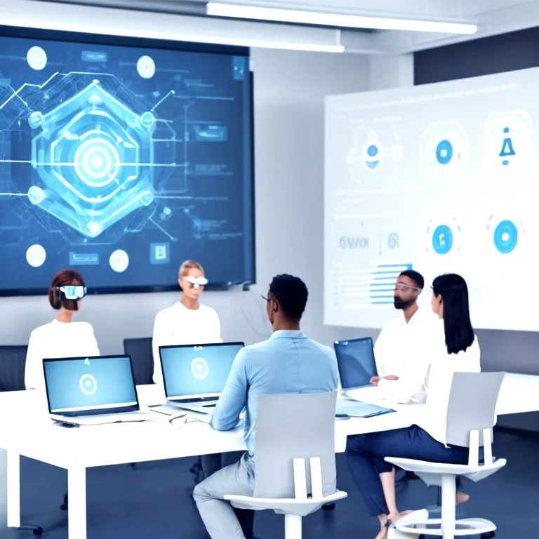 Illustration de la stratégie d’affaires aiworkvision